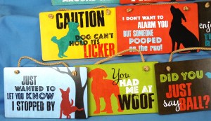 fun dog signs