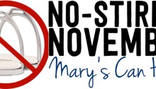 no-stirrup november, mary's can help